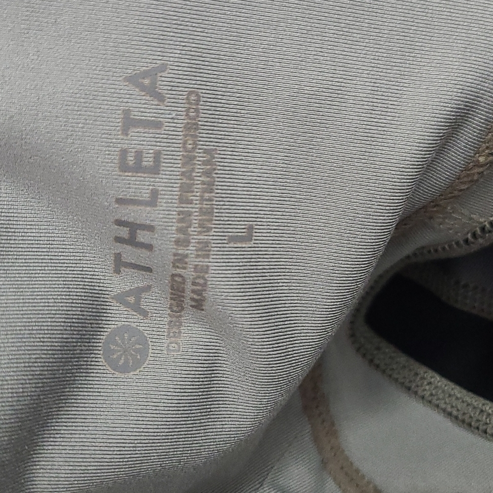 Athleta Spar Colorblock 7/8 Tight in Silver Bells Large - Picture 4 of 7